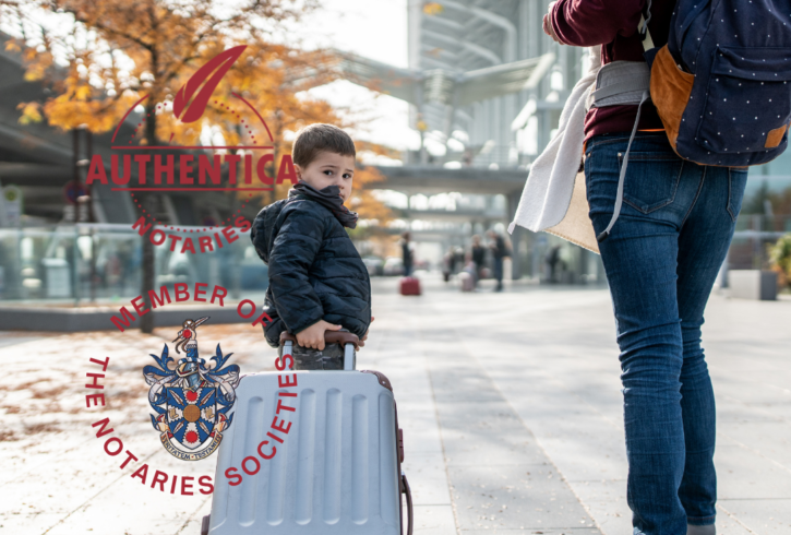 Notar public român (Cristina M. Mihalache Bertolini) autentifică Declarație Călătorie Minor și Procuri pentru copii în Londra.