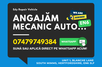 ANGAJAM MECANIC AUTO ÎN POTTERS BAR / SOUTH MIMMS