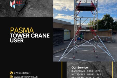 Turn de acces mobil din aluminiu utilizat pentru instruirea cursului PASMA Scaffold Towers oferit de AC Training în Romford.